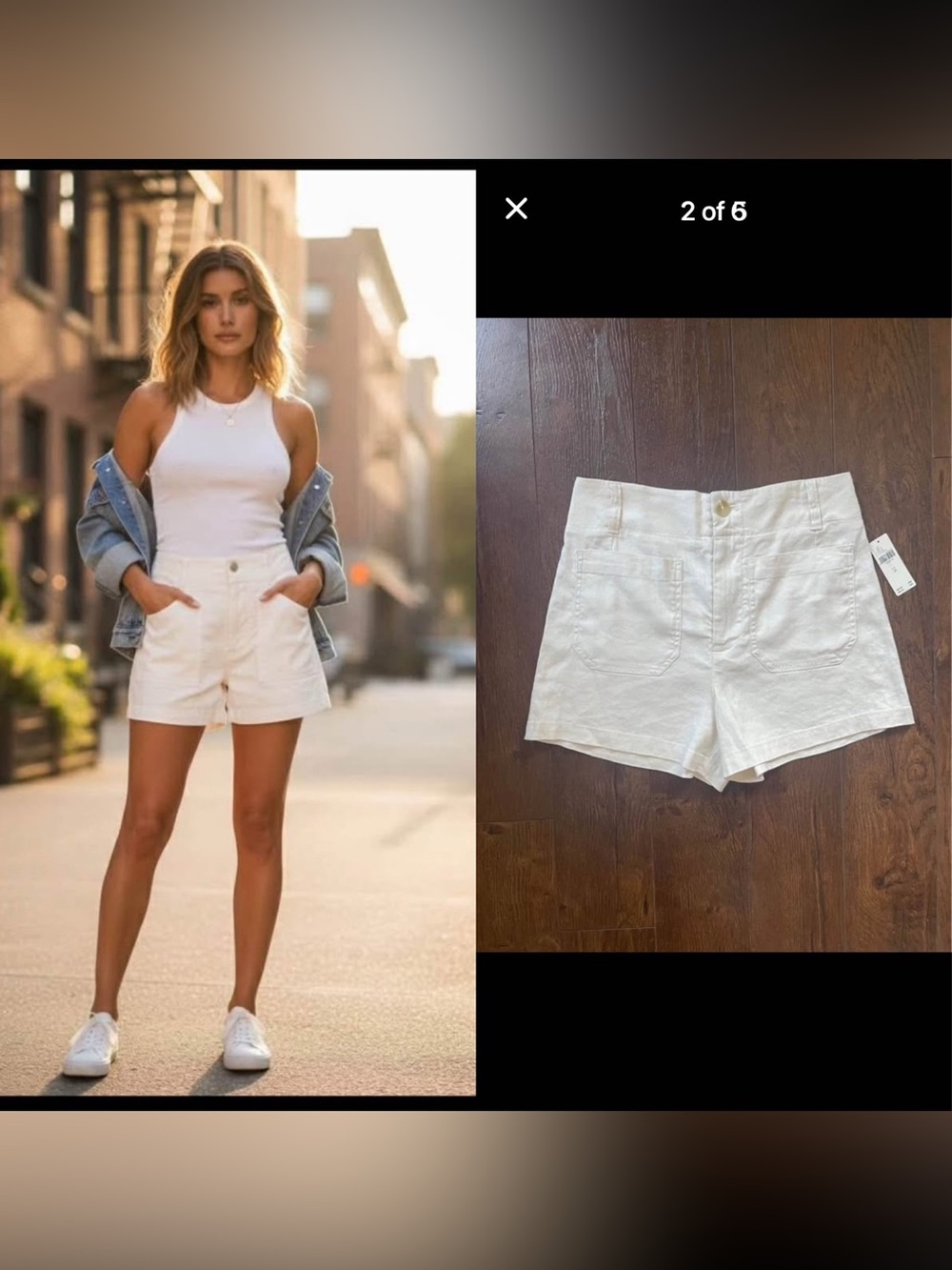 NWT Anthropologie Collete Shorts. Size 28.
